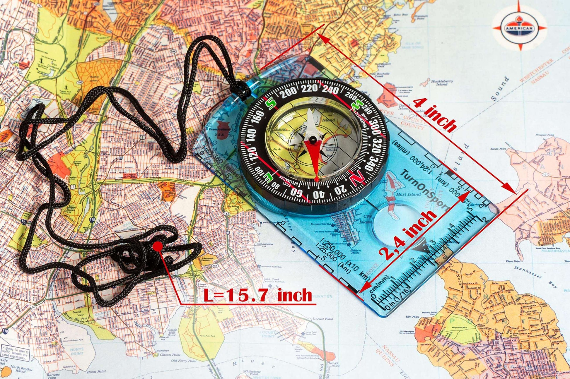 Image Showing Orienteering Compass Hiking Backpacking Compass - Product Type Magnetic Navigational Compasses - Buy Now $14.47 - Adventure Gear from Global Trekker