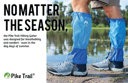 Image Showing Pike Trail Waterproof Adjustable Leg Gaiters: for Hiking in Mud, Sand, and Snow - Product Type Gaiters - Buy Now $66.98 - Adventure Gear from Global Trekker