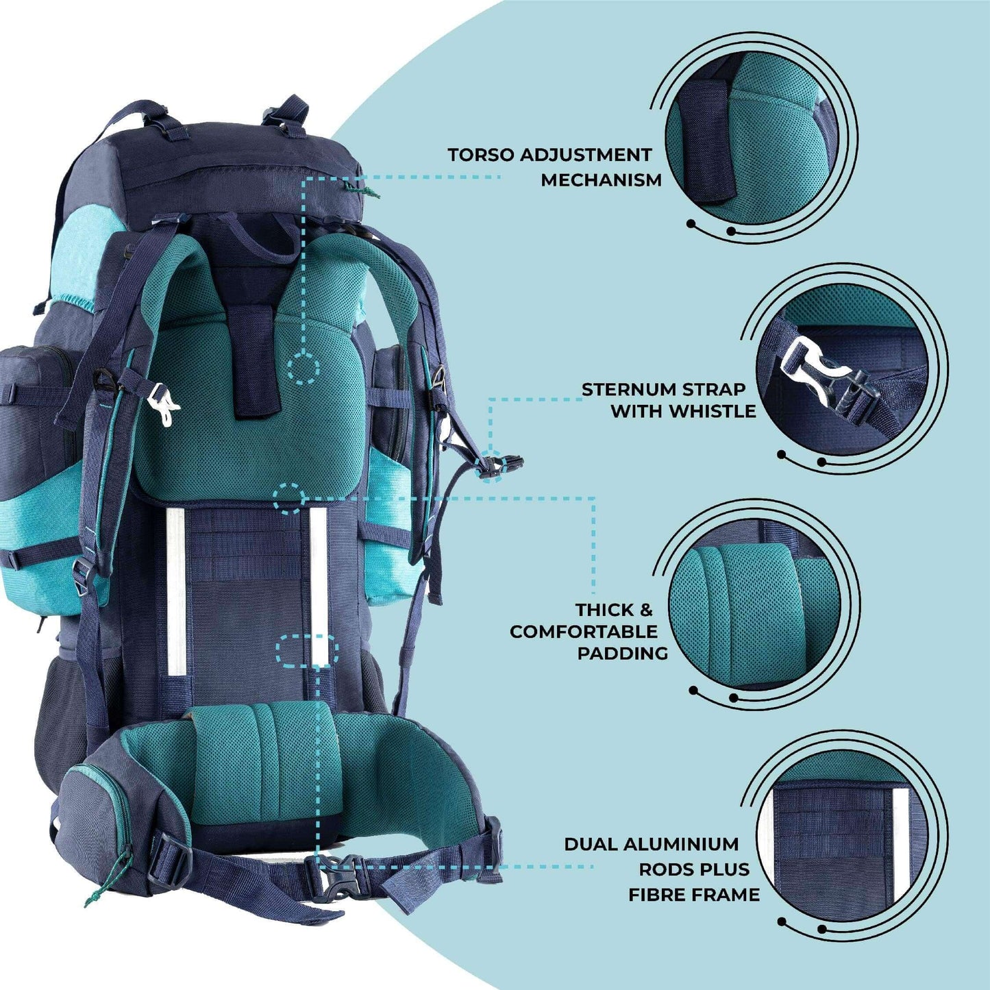 Image Showing Tripole Walker Pro Rucksack for Trekking and Hiking - Product Type backpack - Buy Now $94.25 - Adventure Gear from Global Trekker