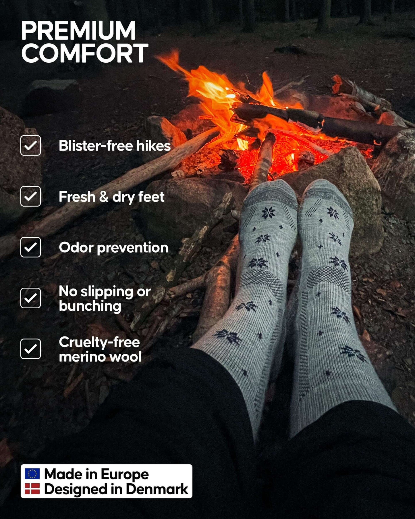 Image Showing DANISH ENDURANCE Hiking Socks, Winter Socks, Merino Wool Socks - Product Type Socks - Buy Now $50.68 - Adventure Gear from Global Trekker