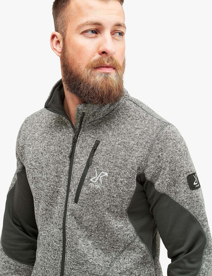 Image Showing RevolutionRace Men's Fusion Fleece, Fleece Jacket Perfect for Hiking - Product Type Jacket - Buy Now $114.55 - Adventure Gear from Global Trekker