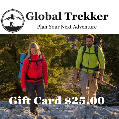 Image Showing Global Trekker Gift Cards - Product Type Gift Card - Buy Now $25.00 - Adventure Gear from Global Trekker